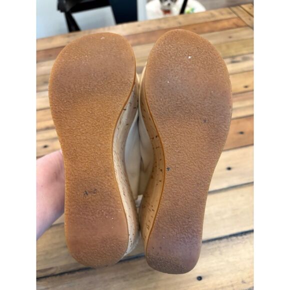 Authentic Chloe Peep Toe Wedges, sz. 39 Made in Italy Leather - Picture 7 of 8